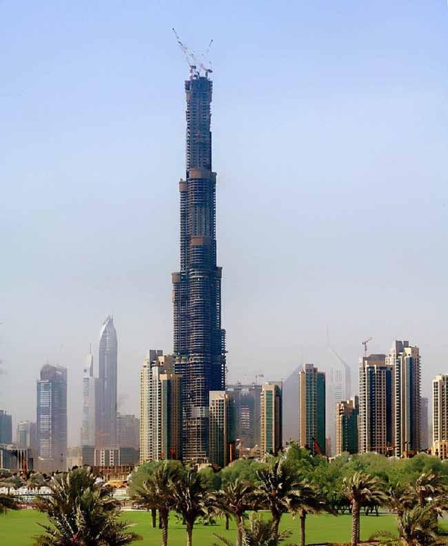 The tallest building in the world, 2008 Burj Dubai Location: Dubai, United Arab Emirates Due for completion: