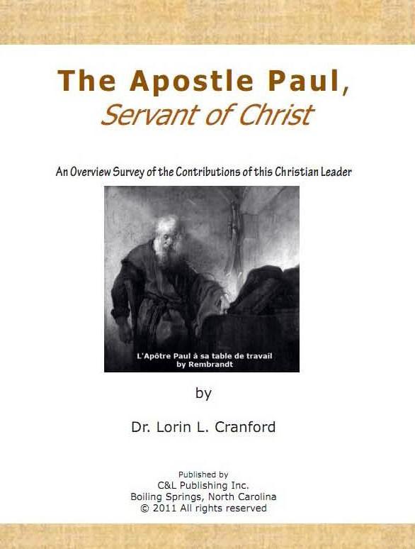 Study Objective: To better understand the contributions of Paul to Christianity Strategy: Paul the Person Paul the Christian Paul the Missionary