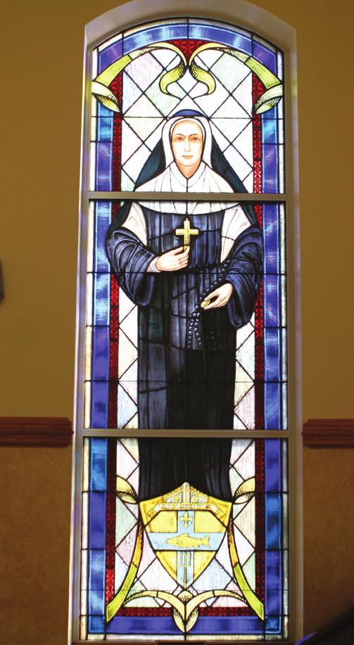 St. Mother Theodore Guerin She was the foundress of the Sisters of Providence and St. Mary of the Woods College.
