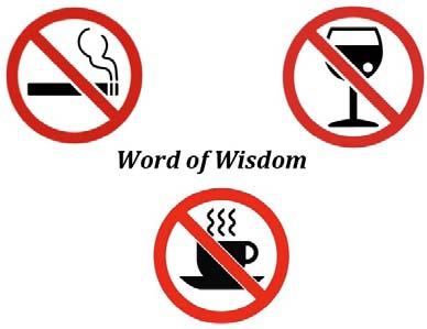 Mormons are also known for avoiding alcohol and tobacco, and even coffee and tea.