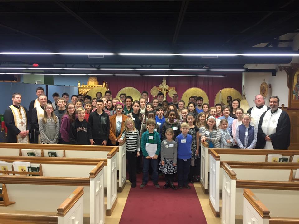 Nicholas Youth Winter Retreat. More than 50 children and teenagers, their chaperons and five priests from several parishes of our Metropolis participated in the retreat.