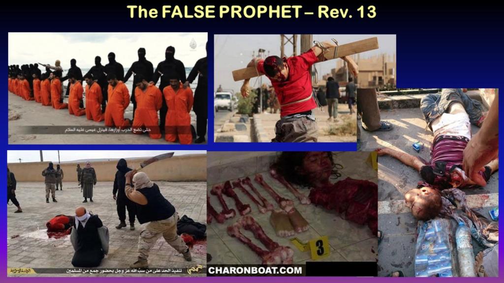 The Mark of the Beast Enforcement, seen today with ISIS (the Caliphate, seed..) Enforcement by Threat of Death people, outside of Christ, will not know how to deal with this, other than to Comply.