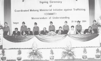 YANGON, 30 Oct The Coordinated Mekong Ministerial Initiative against Trafficking (COMMIT) continued at Sedona Hotel yesterday morning.