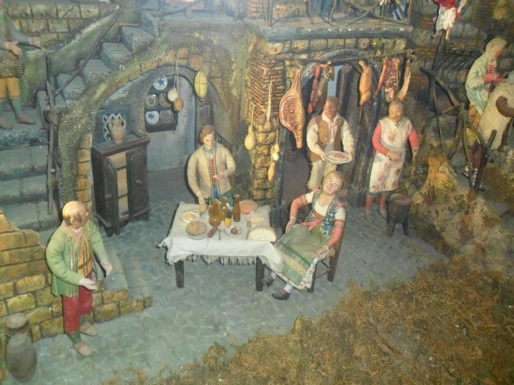 Exhibition of nativity scenes. This exhibition is made up of valuable examples of regional Italian cribs.