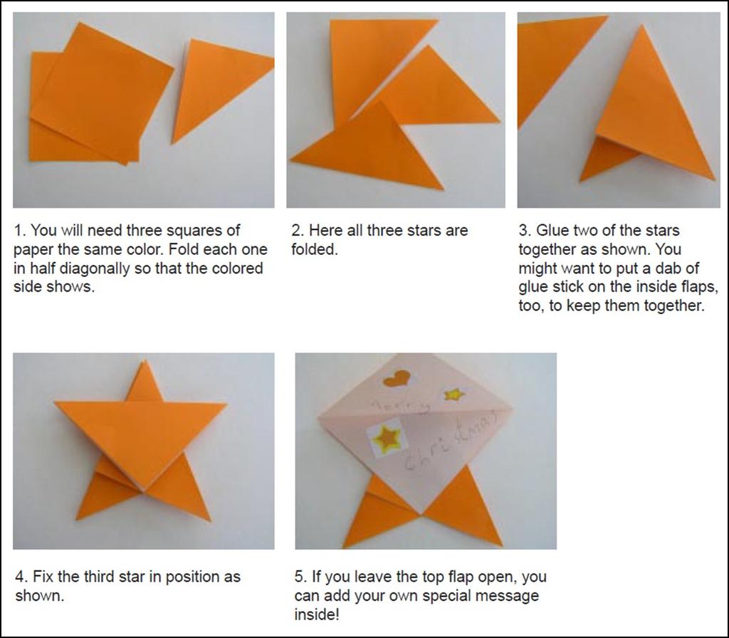 You can even make an Advent calendar using 24 stars - one for every day of Advent -