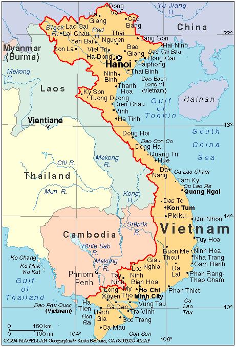 Vietnam (SE Asia) Occupied the Red River area Intermarried with the Khmers (Cambodians) This helped create their individual identity Han China made Vietnam pay tribute They