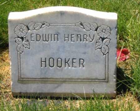 1947. Edwin Henry Hooker is buried in the Clifton, Oneida, Idaho Cemetery in the southeastern corner