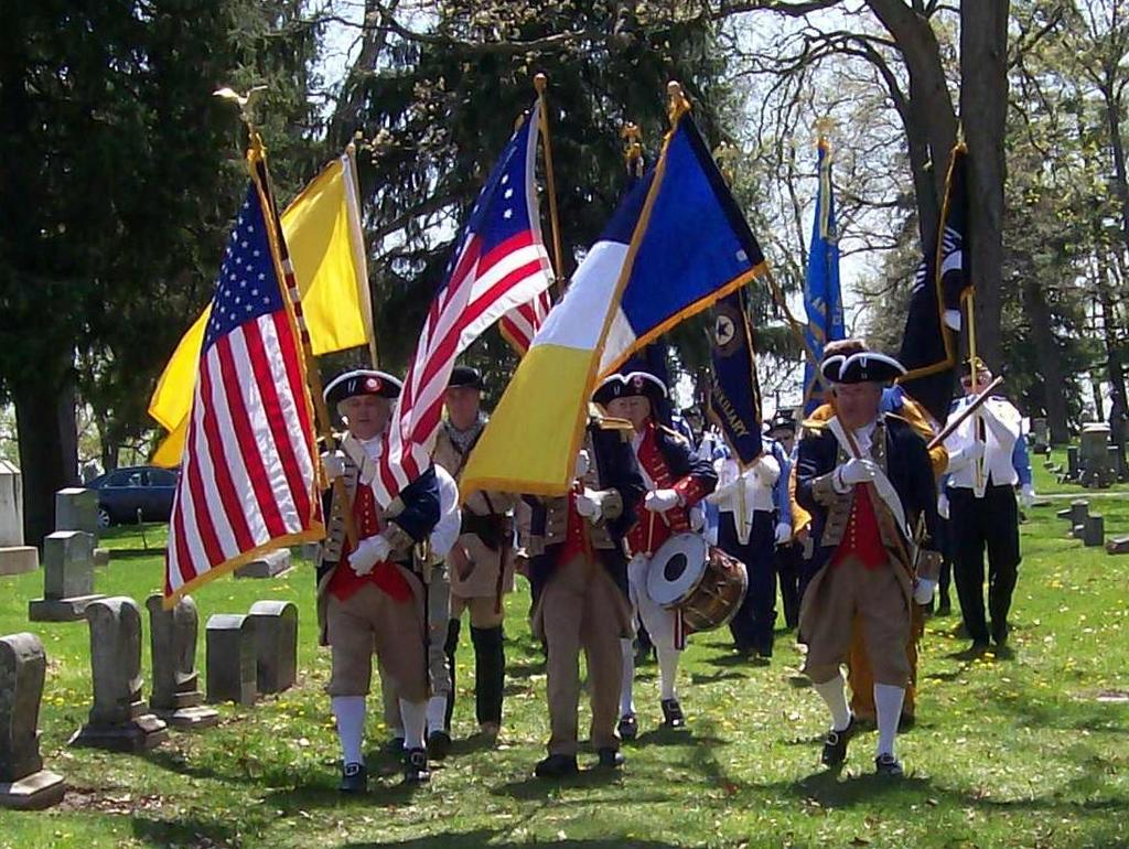Patriot Grave Re-Dedication May 3 The action of locating and documenting Revolutionary War Patriots in Michigan will be an ongoing endeavor for many years to come, and the interest will rise and fall