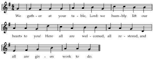 The Celebration of the Holy Communion Offertory Anthem (from Messiah) George Frideric Handel Sung by Margaret Theusen, Joanna Thuesen, Katie Fox, Abby Schollenberger, Fiona Keith He shall feed His