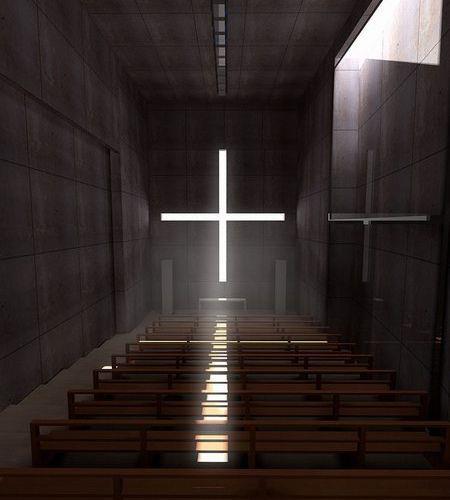 CHAPTER 1 INTRODUCTION THEME AND OBJETIVE OF THE STUDY 1 2 3 4 Fig. 1 (1) Church of the Light, Tadao Ando, Osaka, 1989; (2) St.