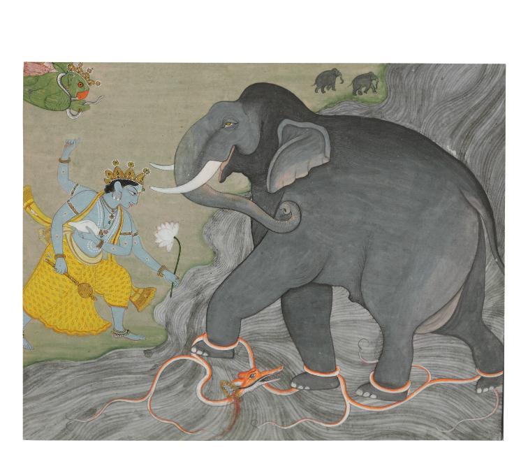 ADDITIONAL HIGHLIGHTS An Illustration from The Bhagavata Purana: Gajendra