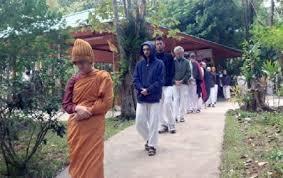 The teaching and practice follow the Buddhist method with the emphasis on mindfulness meditation and Vipassana, and it is not restricted to this method only; participants can use his or her own