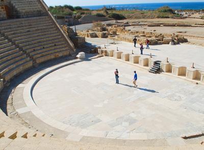 Caesarea Tour n2 Explore the beautiful monuments built by King Herod and visit the amphitheater and the ancient harbor. Drive to the city of Haifa and Mount Carmel.