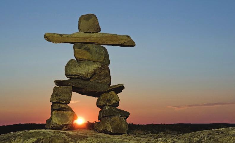 Rituals Inuksuk. In the Far North, Inuksuit might be used for navigation and communication. They also have spiritual meaning.