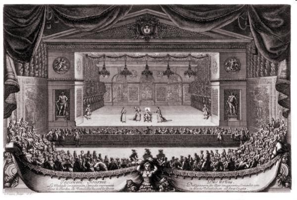 Third Day of the Celebrations at Versailles (Molière s Le Malade imaginaire) from Félibien, Divertissements de