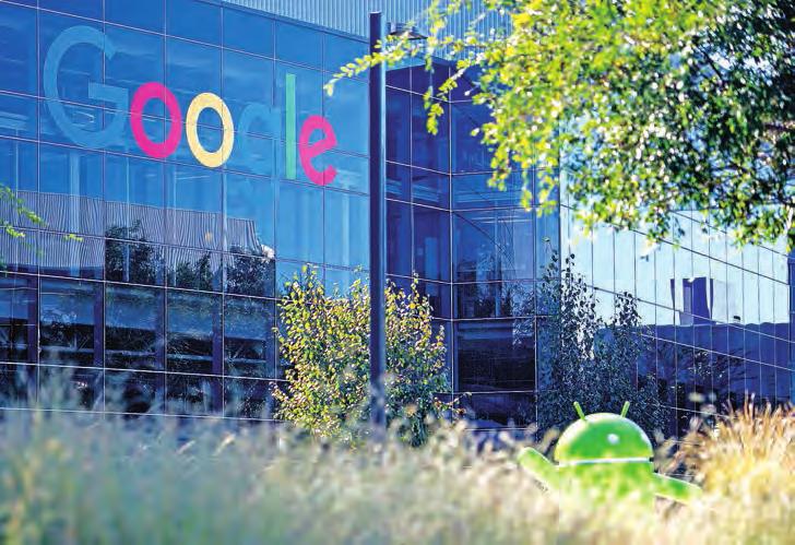 12 WORLD Google hit with record-breaking EU fine BRUSSELS The EU hit Google with its biggest ever fine Wednesday, imposing a 4.