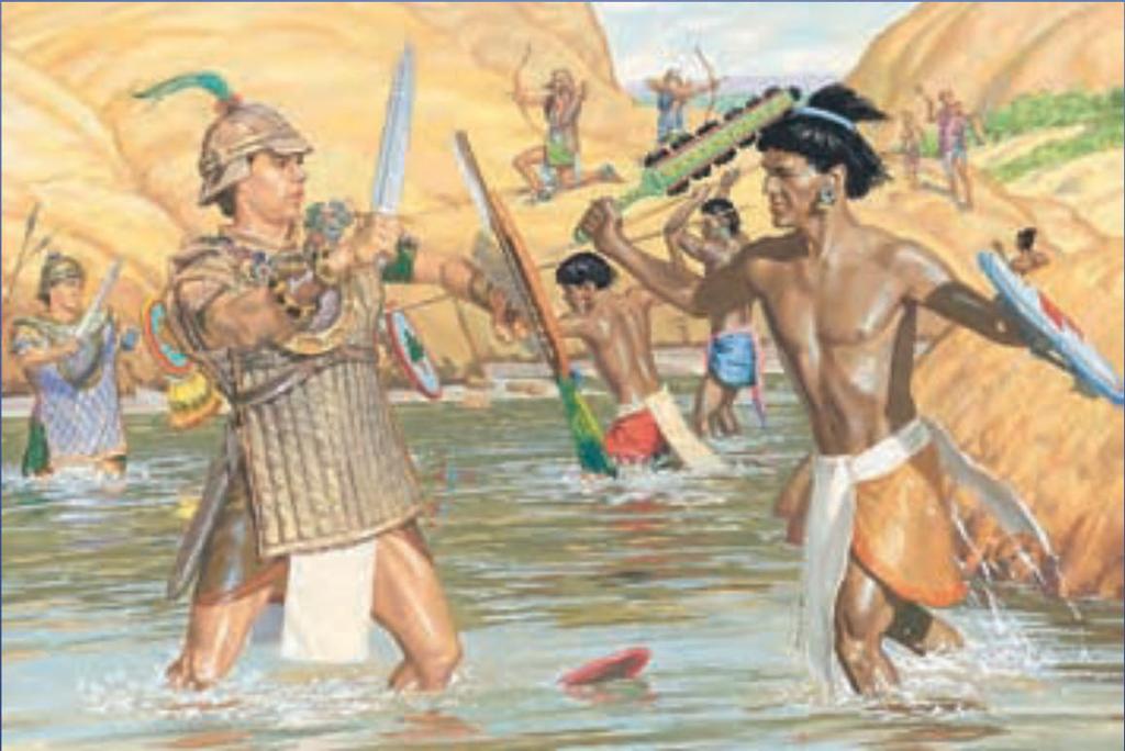 The Nephites could not lay down their arms, but rather prepared to defend themselves against the Lamanites, to