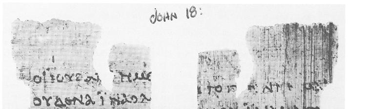 Palaeography: Below is a copy of a very old manuscript of the Bible: