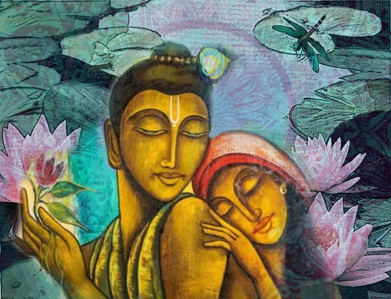 Yasodhara and Siddhartha, The Buddha To receive enlightenment there are two things to overcome: male dominance and religion.