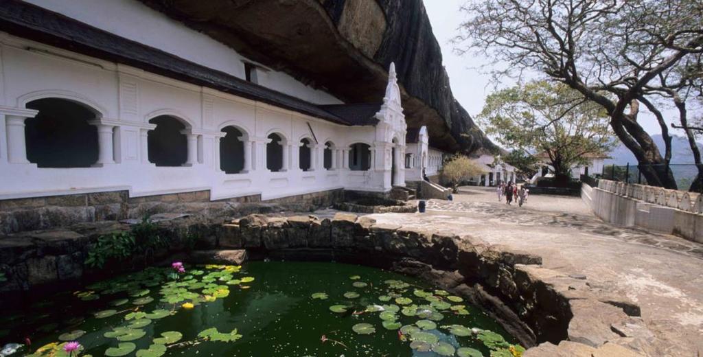 Adjoining the Dambulla Rock Temples is the Golden Temple, said to date back to the 5 th -century BC.