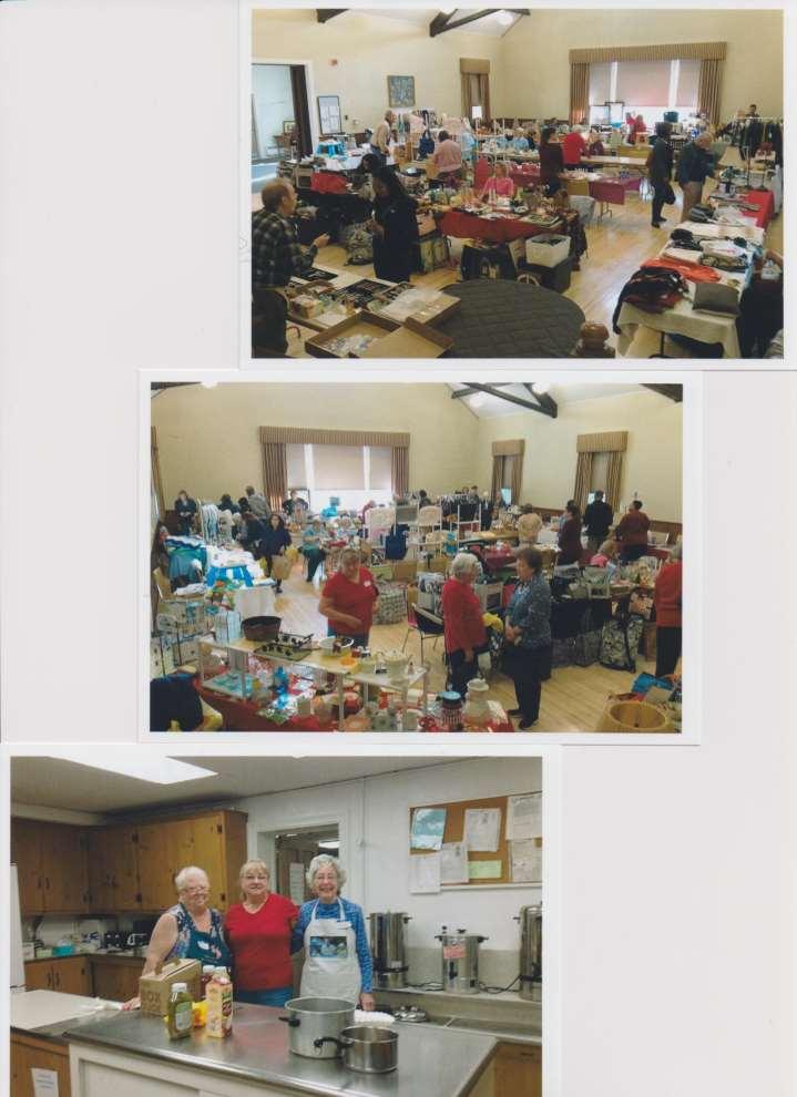 The Presbyterian Women ran another successful Indoor Flea Market on October 28 th. 22 outside vendors and members filled the auditorium and library with their wares.