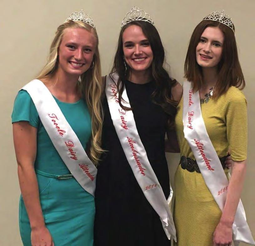 A4 THURSDAY June 21, 2018 Wimmer wins Miss Dairy Princess/Ambassador crown Aspen Wimmer of Stansbury Park won the 2018 Miss Tooele County Dairy Princess/ Ambassador crown on June 11.