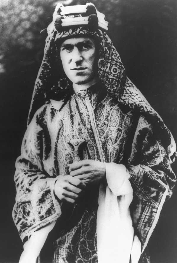 Although he was British, T. E. Lawrence developed a great love for Arab culture and fought passionately for Arab independence. Photograph courtesy of The Library of Congress.
