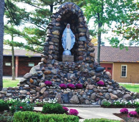 The Grotto has been restored with