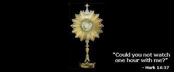 Holy Hour Fridays 3:00-4:00 pm Confession Available on Saturdays, 3:45-4:45 or by appointment.