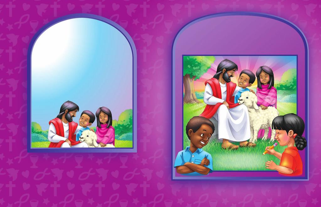 Fun Faith-Builders CD-0 Includes a Riddle for Every Lesson! Jesus blesses the.