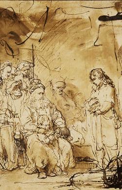 Joseph Recounting His Dreams, Rembrandt, ca. 17 th century.