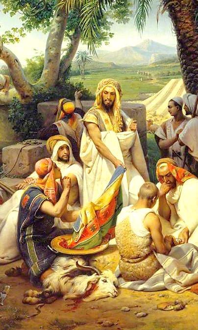 In attempting to save Joseph, Reuven convinced the other brothers simply to throw him in a pit while taking his robe. Then they sat down to break bread and to have a meal.