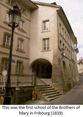 3. The importance of Fribourg for the Marianists providence must be followed (Letter 275 of March 25,1824, to Fr. Georges Caillet). This desire was fulfilled only fifteen years later.