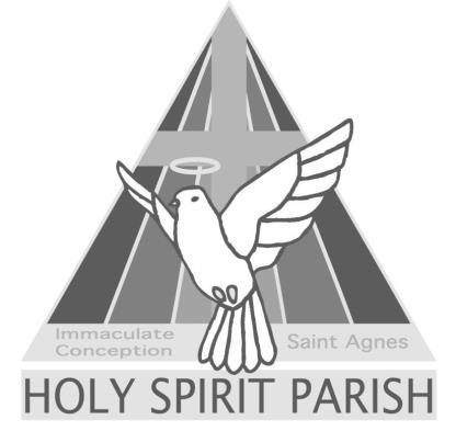 HOLY SPIRIT PARISH 5 TH Sunday of Lent March 18 th, 2018 Immaculate Conception Church 310 West Water Street Lock Haven, PA 17745 Saint Agnes Church 3 East Walnut Street Lock Haven, PA 17745 PARISH