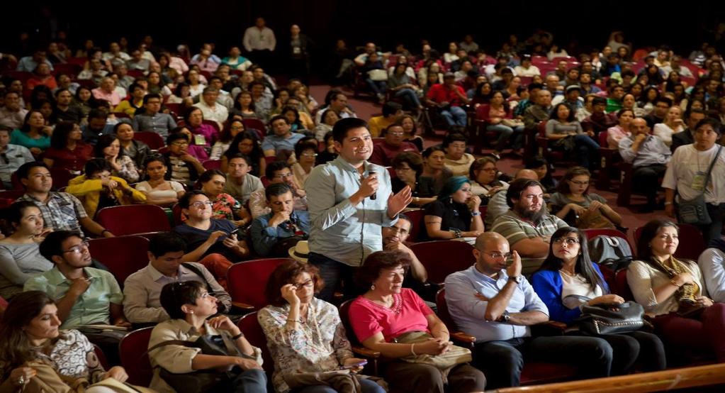 HAY FESTIVAL Arequipa (Perú) since 2015 Hay Festival was destined to succeed because we had the telluric and civic environment of Arequipa, the beauty of the Andes, and