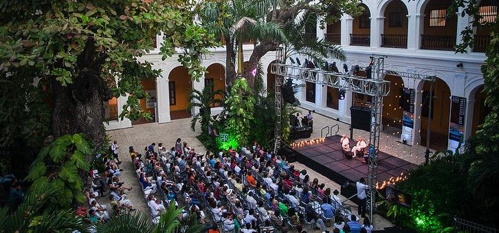 HAY FESTIVAL Cartagena de Indias, since 2006 "Hay is a Renaissance-style festival focused on solving humanity's problems through literature, science and philosophy while Davos is a more technocratic