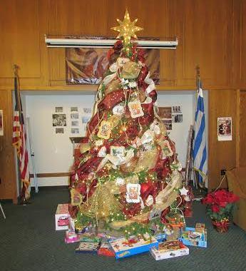 In conjunction with the Marine Corps, we collected 120 Toys for Tots, and adorned a Christmas Tree with 143 winter items, including mittens, hats, and scarves,