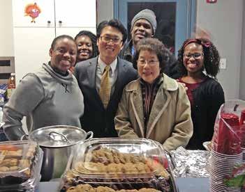 Southern New England Conference Adventist Youth Spread Cheer Volunteers from the Beverly, Boston Korean, and Cambridge churches brought holiday cheer to the men of the River House homeless shelter in