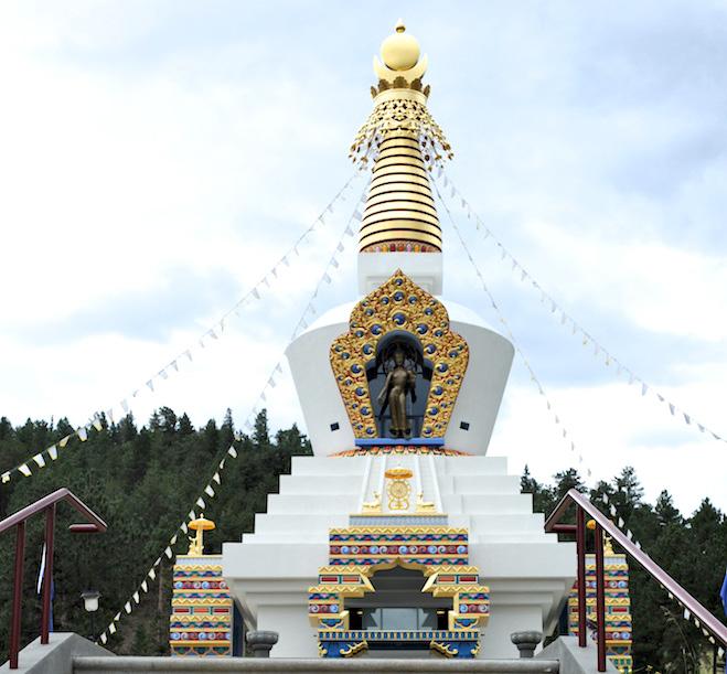 Built as a memorial to the Center s founder, Chögyam Trungpa Rinpoche, the Great Stupa of Dharmakaya serves as an inspiration for peace and compassion throughout the world.