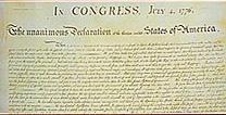 1785 Our national birthday, Monday the 4th of July: Dignitaries at an Independence Day dinner in New York raised their glasses to George Washington, to the soldiers who died in combat, to our nation