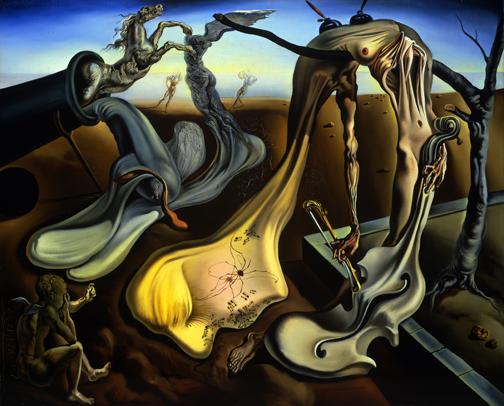 Dali's art began to gain internahonal fame.