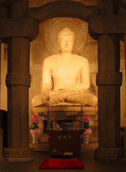Buddha at Seokguram in South