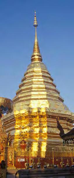 Today you ll travel close to the summit of Doi Suthep, to visit the 600 year-old temple of Wat Phrathat Doi Suthep.