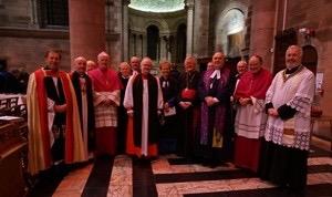 Christian Unity in St Anne s Cathedral are, l to r: The Dean of Belfast, the Very Rev John Mann; the Bishop of Connor, the Rt Rev Alan Abernethy; RC Bishop of Down and Connor, Bishop Noel Treanor;