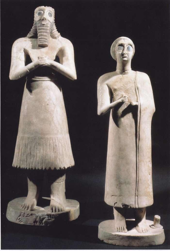 Statuettes of worshipers from Tell Asmar, ca.