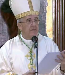 Carlos Osoro SIERRA (2), archbishop of Madrid, and Mgr. Renato CORTI (3), archbishop emeritus of Novara.