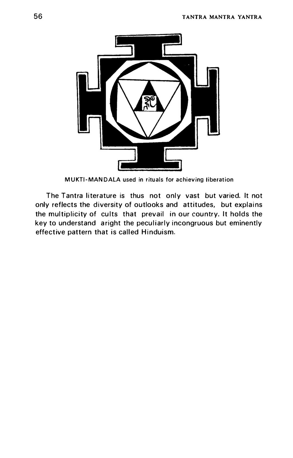 56 TANTRA MANTRA YANTRA MUKTI-MANDALA used in rituals for achieving liberation The Tantra