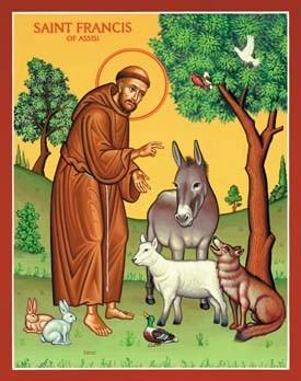BLESSING OF THE ANIMALS WORSHIP SERVICE Saturday, Oct.