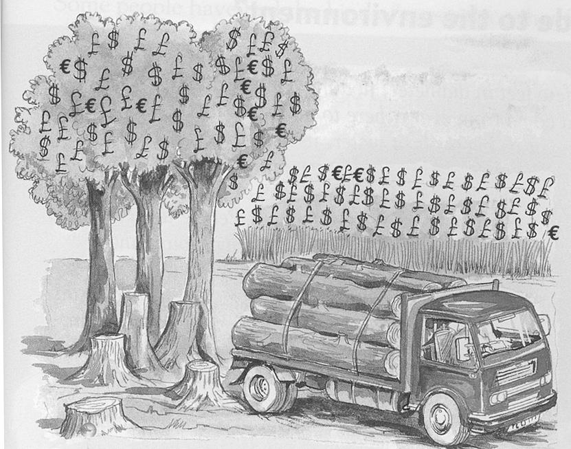 Question 2 Religion and Planet Earth Look at the drawing below. 0 6 What is conservation? (1 mark) 0 7 Give two reasons why many religious believers are against deforestation.