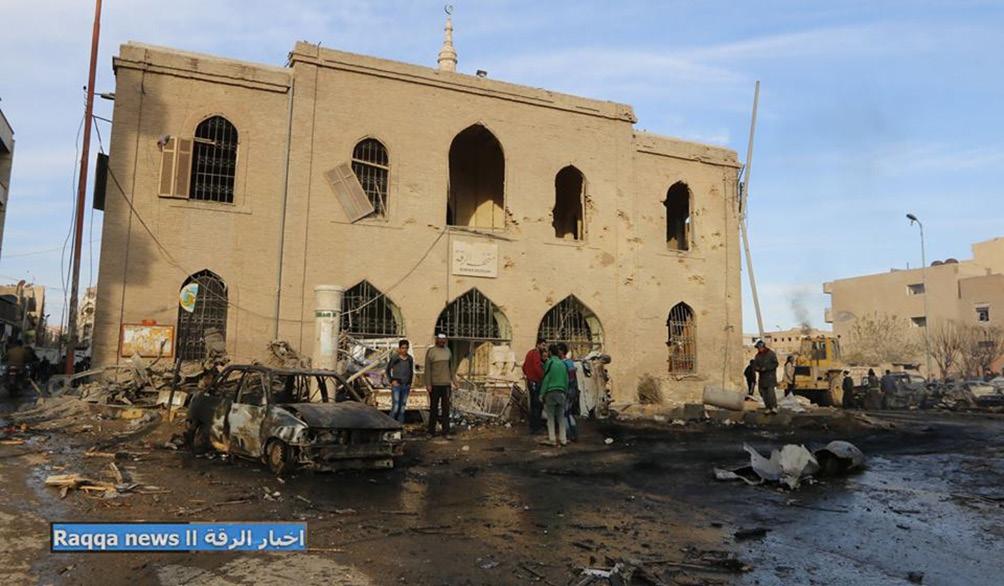 Although it was away from any military targets, in the fourth attack two missiles hit Muhammad Othman s house near a long-abandoned music institute in Mashlab neighborhood destroying the house and